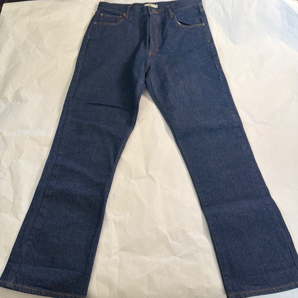 Manresa New England Mens Dark Wash Denim Jeans Size M Bootcut Flare‎